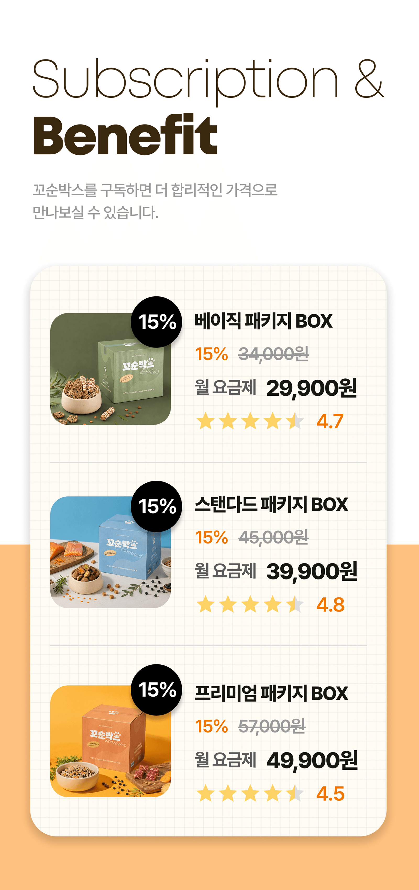 프리미엄 패키지 BOX 구독정보 상세 이미지 3